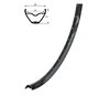 Felge KLS VALOR 2 DSC, 32H, 1 Nit, FV, 29  black