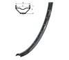 Felge KLS VALOR 3 DSC, 32H, 1 Nit, FV, 29  black